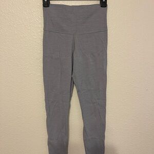 Nike Dri-FIT Yoga Leggings in Light Gray